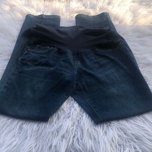 Maternity jeans, dark wash, size XL (16) plus size